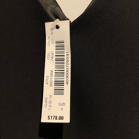 NWT White House Black Market Little Black Dress - Picture 10 of 11